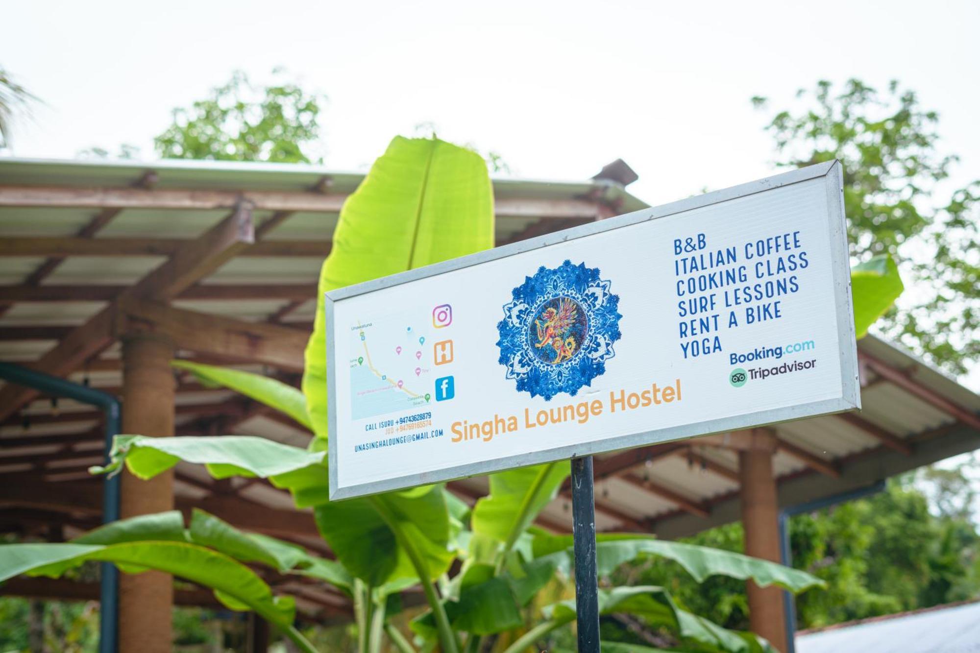 Hostel Singha Lounge Unawatuna Eksteriør billede
